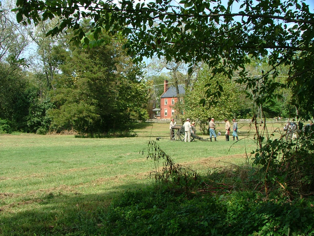 artillery in front Conway House